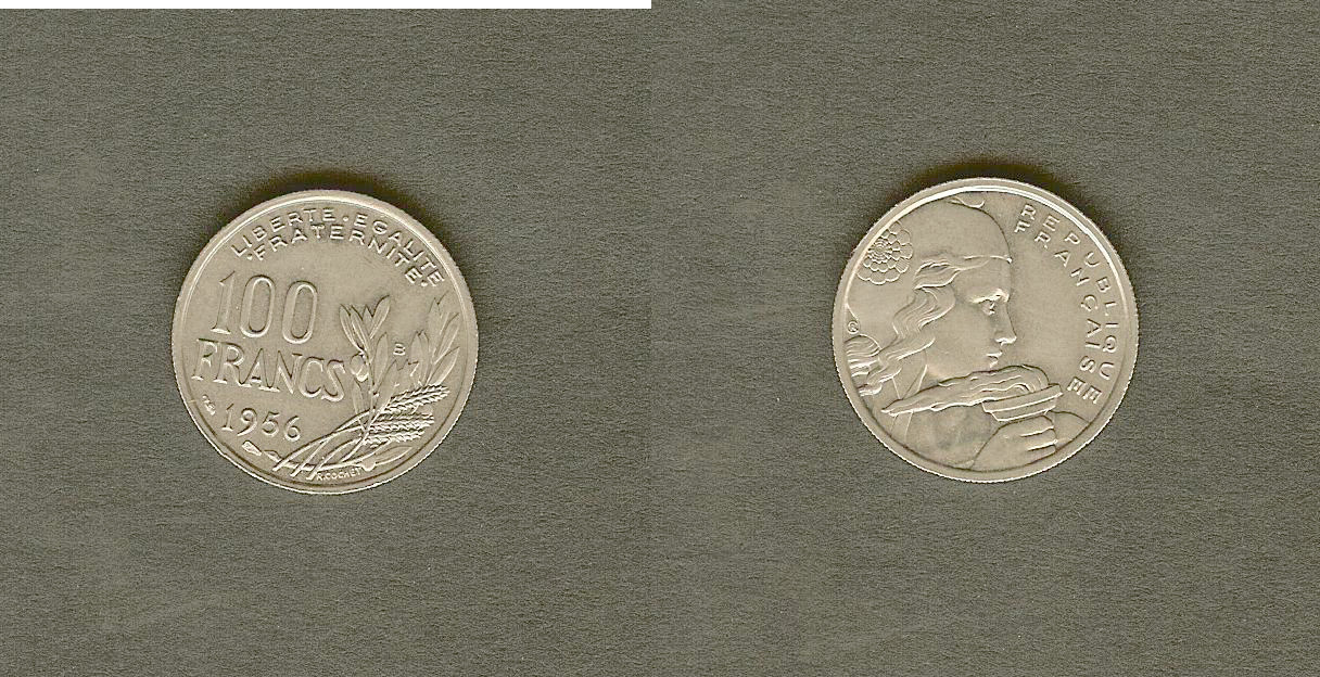 100 francs Cochet 1956B AU+